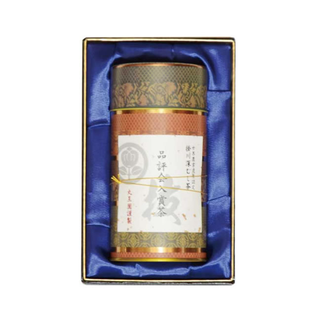 掛川深蒸し茶 品評会入賞茶（木箱入り 150g缶）